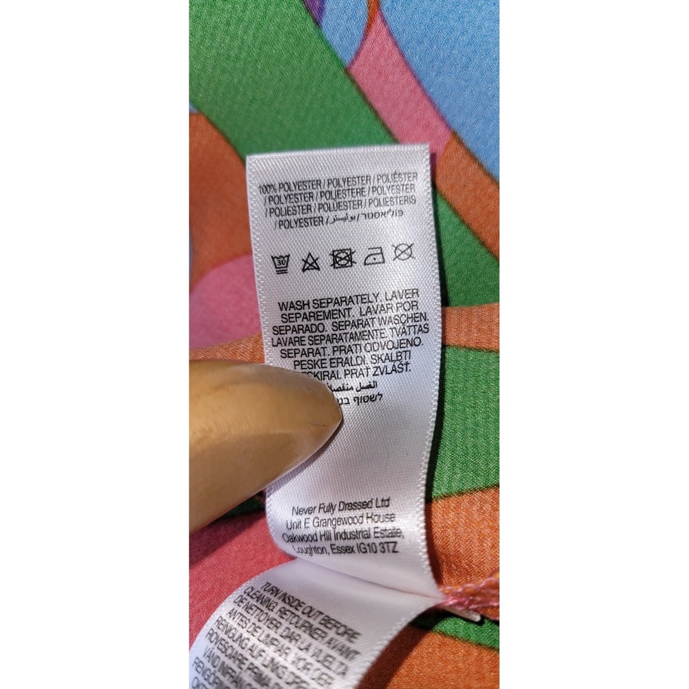 Never Fully Dressed Multicolored Polyester Top Us… - image 4